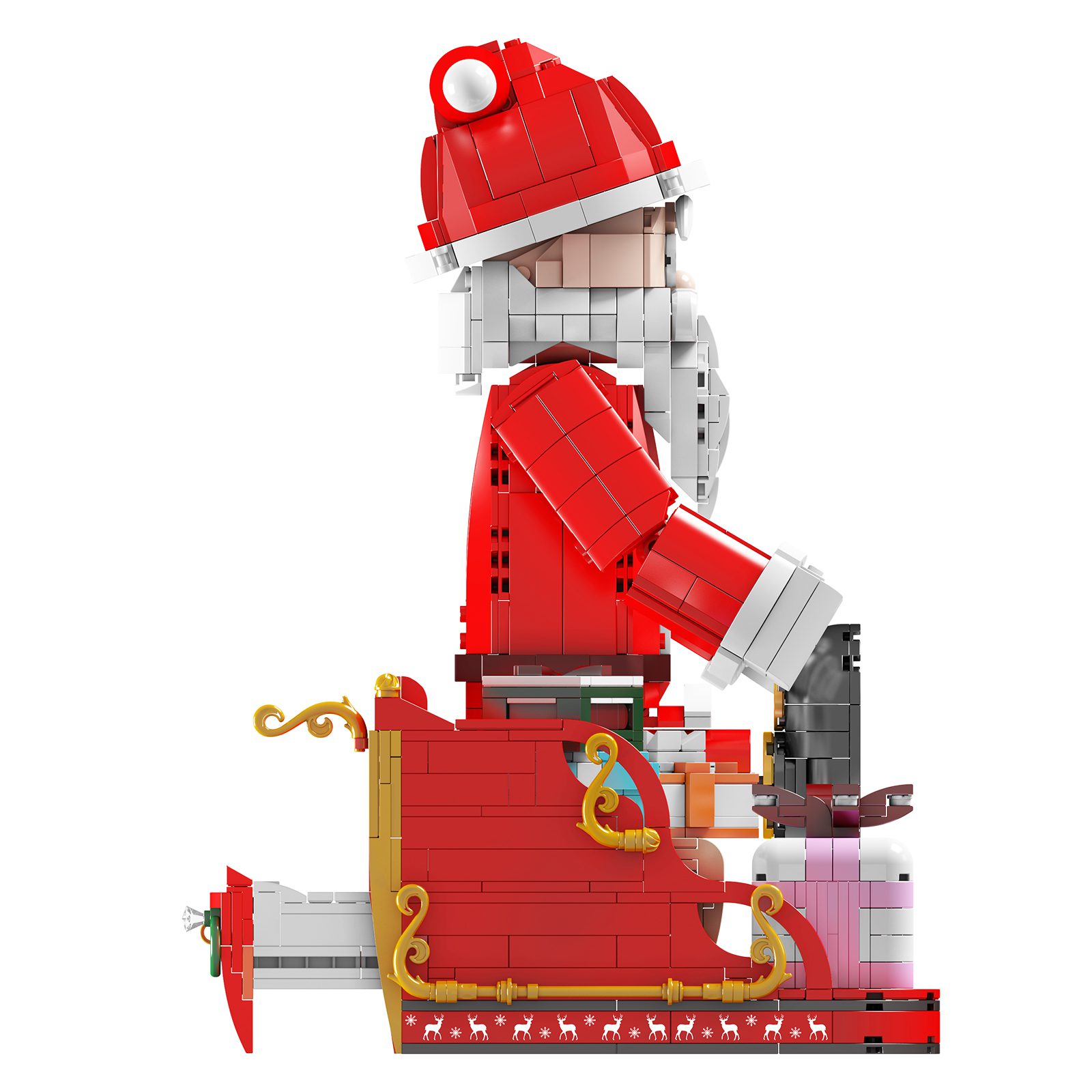 Klocki Mould King 10072 Święty Mikołaj Ruchoma Figurka 2087 el. - obrazek 5