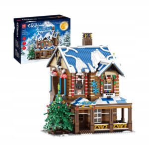 Klocki Mould King 16011 Ogromny Domek Świąteczny Chatka 3693 el. LED