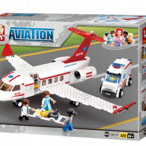 Klocki Sluban B0370 Samolot Lotniczego Pogotowia Ratunkowego 335 el.