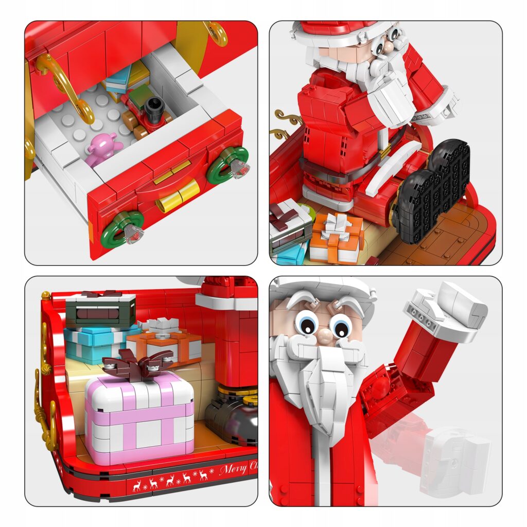 Klocki Mould King 10072 Święty Mikołaj funkcje i cechy