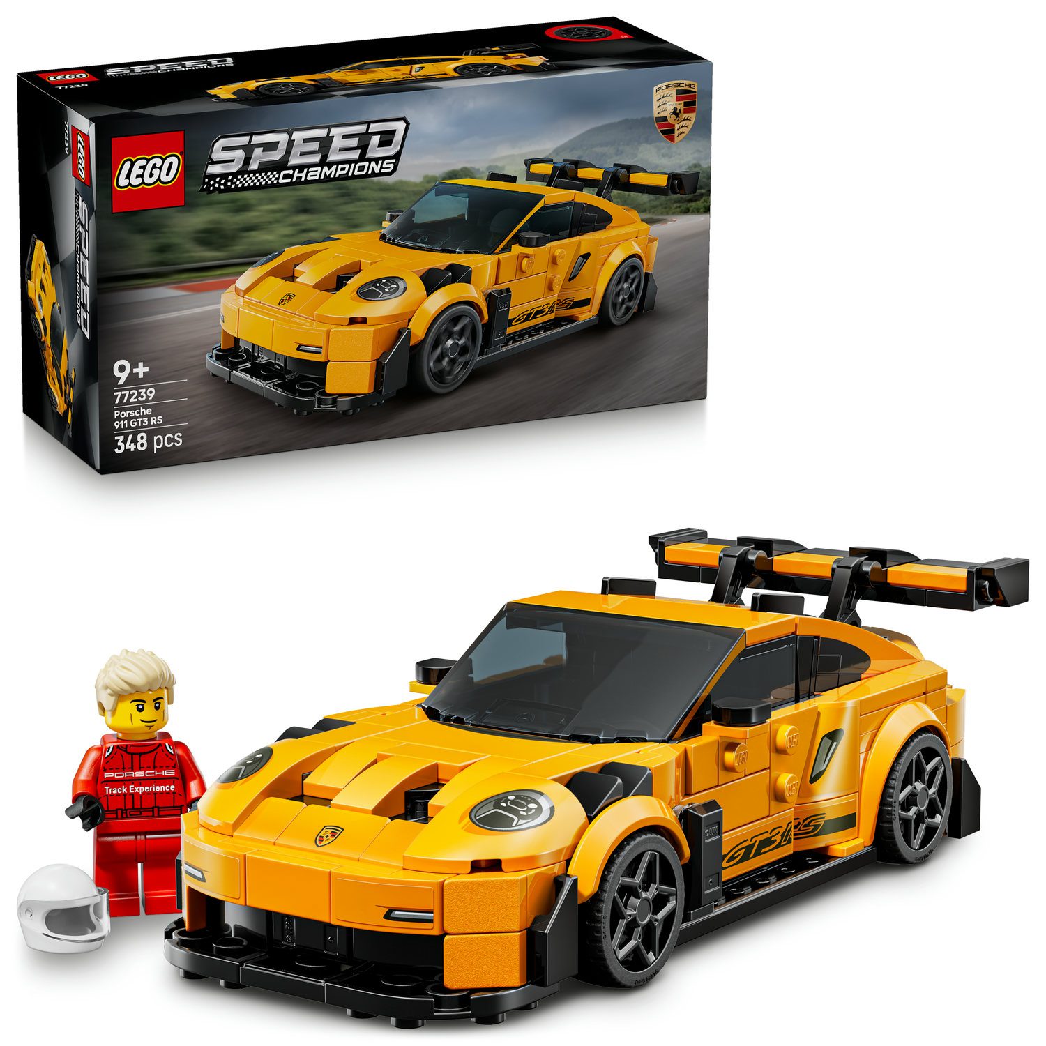 Klocki LEGO Speed Champions 77239 Samochód Porsche 911 GT3 RS 348 el.