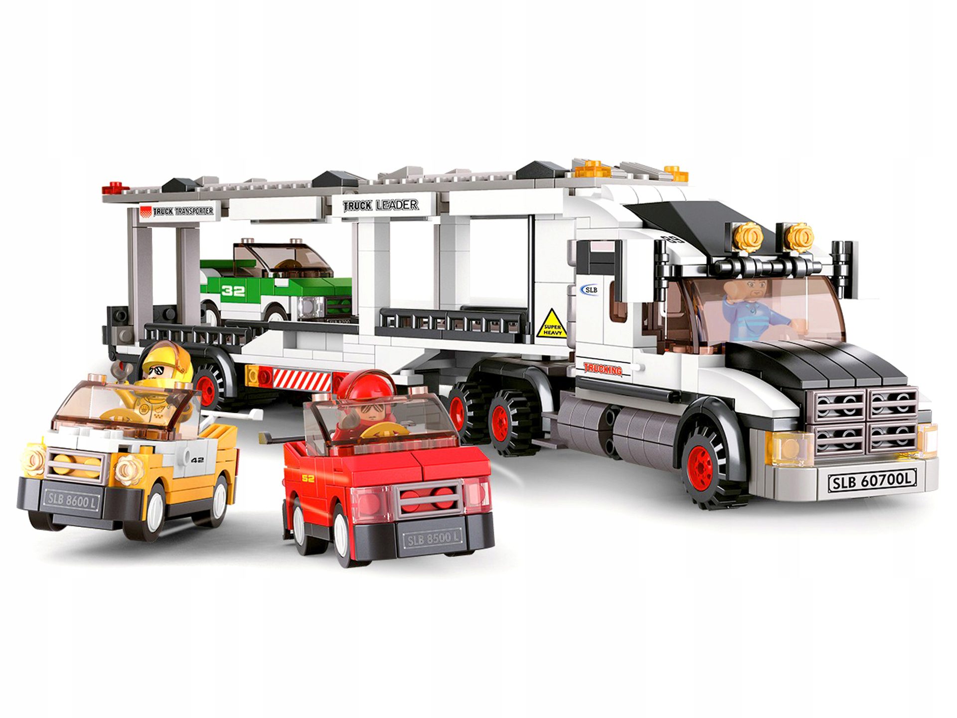 Klocki Sluban B0339 Laweta z Samochodami 638 el. - obrazek 3