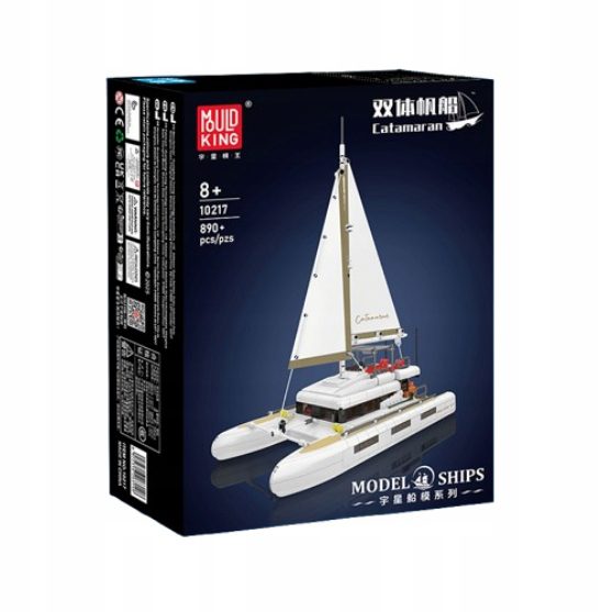 Klocki Mould King 10217 Katamaran Statek 890 el. - obrazek 4