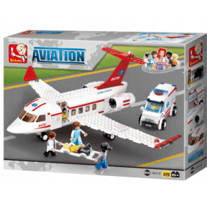 Klocki Sluban B0370 Samolot Lotniczego Pogotowia Ratunkowego 335 el.