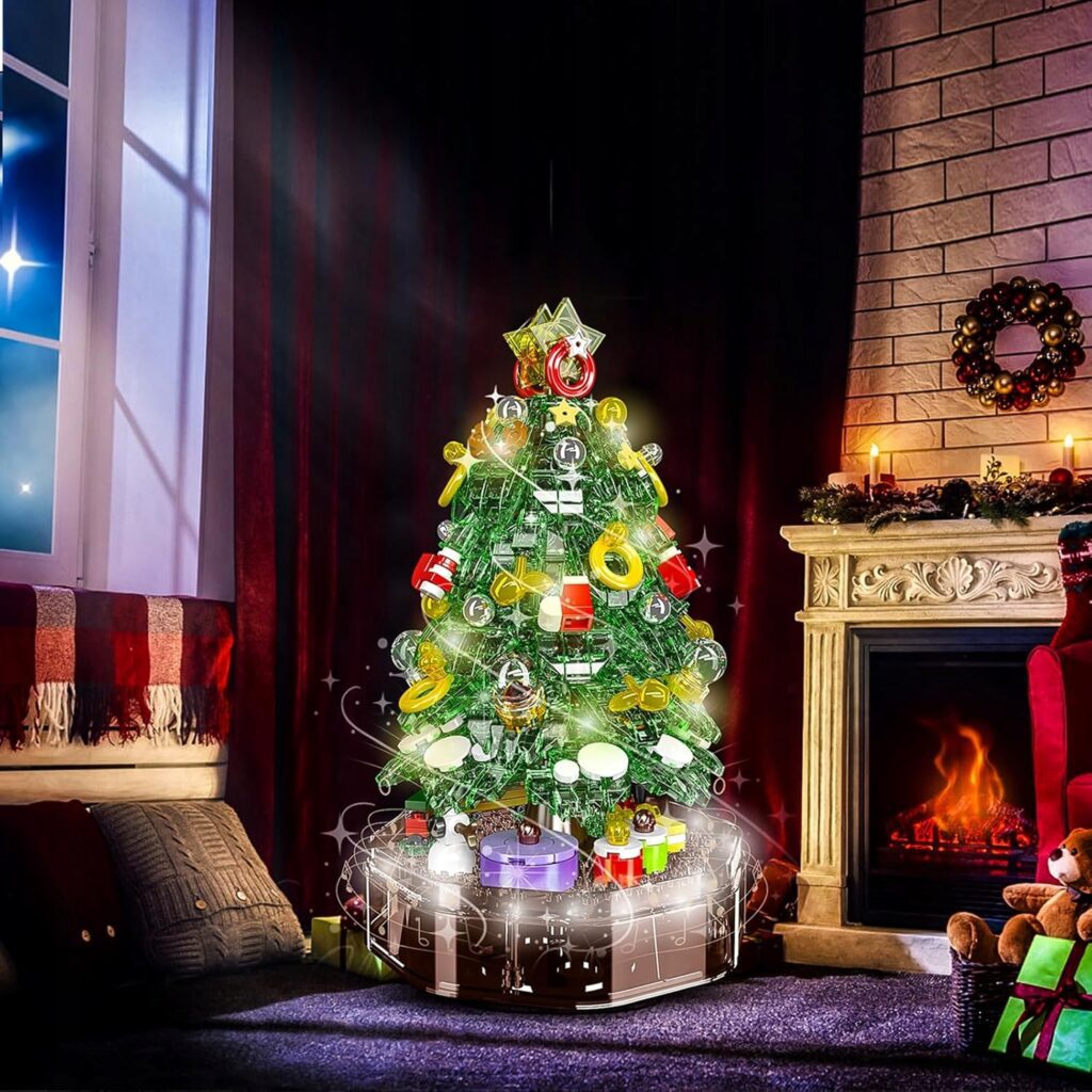 świąteczna atmosfera z choinką