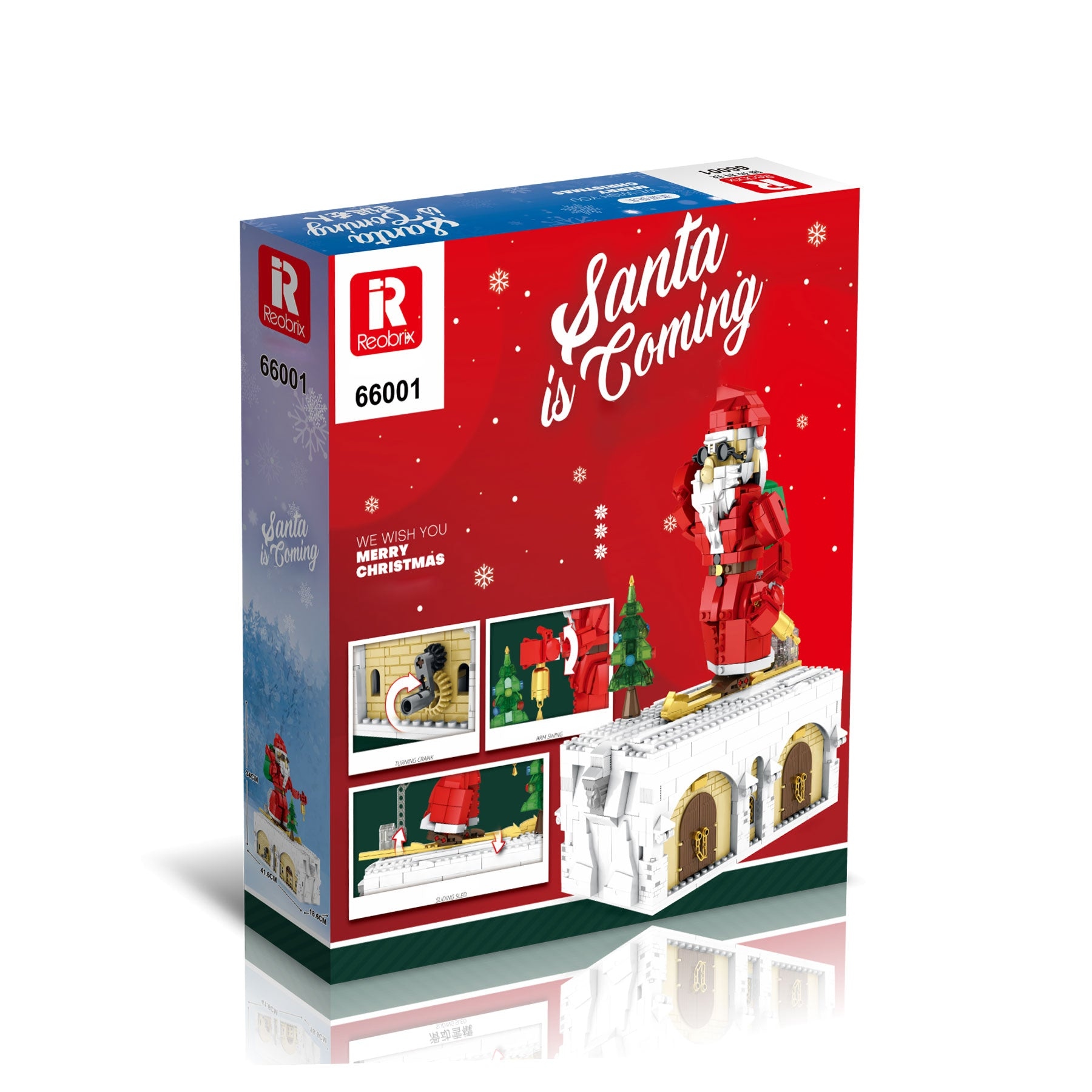 Klocki Reobrix 66001 Święty Mikołaj Nadchodzi! 1038 el. - obrazek 6
