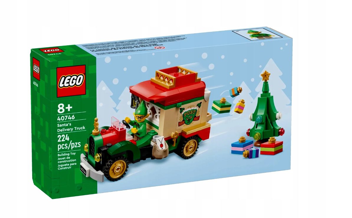 Klocki LEGO Classic 40746 Ciężarówka Świętego Mikołaja 224 el. - obrazek 8