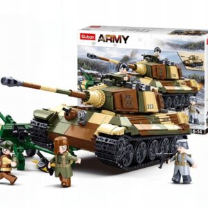 Klocki Sluban B980 Czołg Panzer VI Ausf. B Königstiger/Jagdtiger 2w1 930 el.