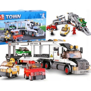 Klocki Sluban B0339 Laweta z Samochodami 638 el.