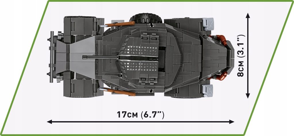 Cobi 2657 Sd.Kfz.222 Niemiecki Lekki Wóz Opancerzony