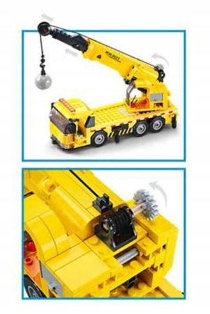 Klocki Sluban M38-B1195 Dźwig Wyburzeniowy z Kulą 293 el. - obrazek 5