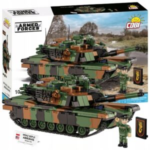 Klocki Cobi 2633 Abrams w malowanie 1 warszawskiej brygady pancernej