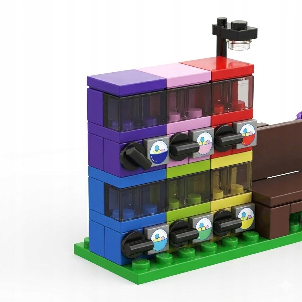 Mould King 24025: Stoisko z Odenem i Automatem 265 el. - obrazek 4