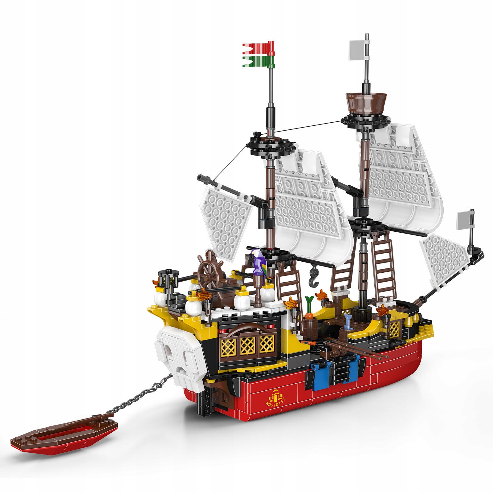 Klocki Mould King 10137 Piracki Statek Barbarossy 928 el. - obrazek 3