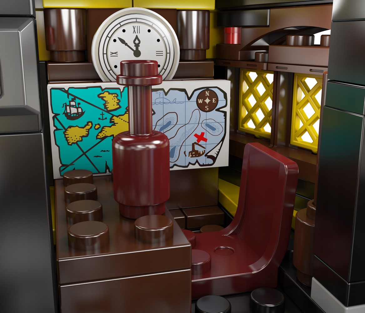 Klocki Mould King 10137 Piracki Statek Barbarossy 928 el. - obrazek 7