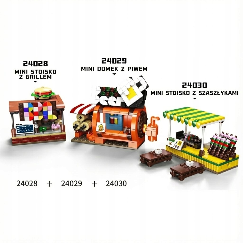 Mould King 24025: Stoisko z Odenem i Automatem 265 el. - obrazek 5