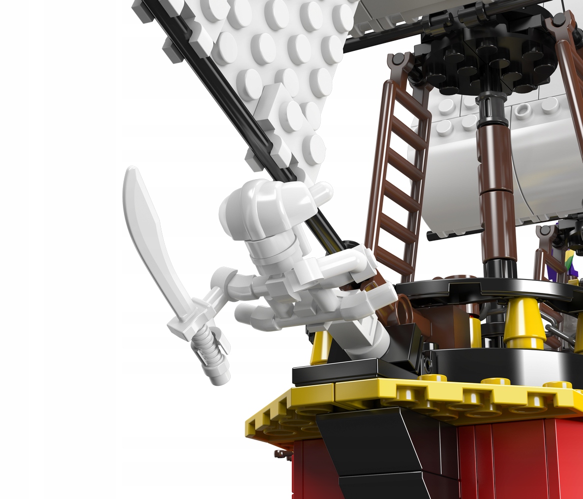 Klocki Mould King 10137 Piracki Statek Barbarossy 928 el. - obrazek 6