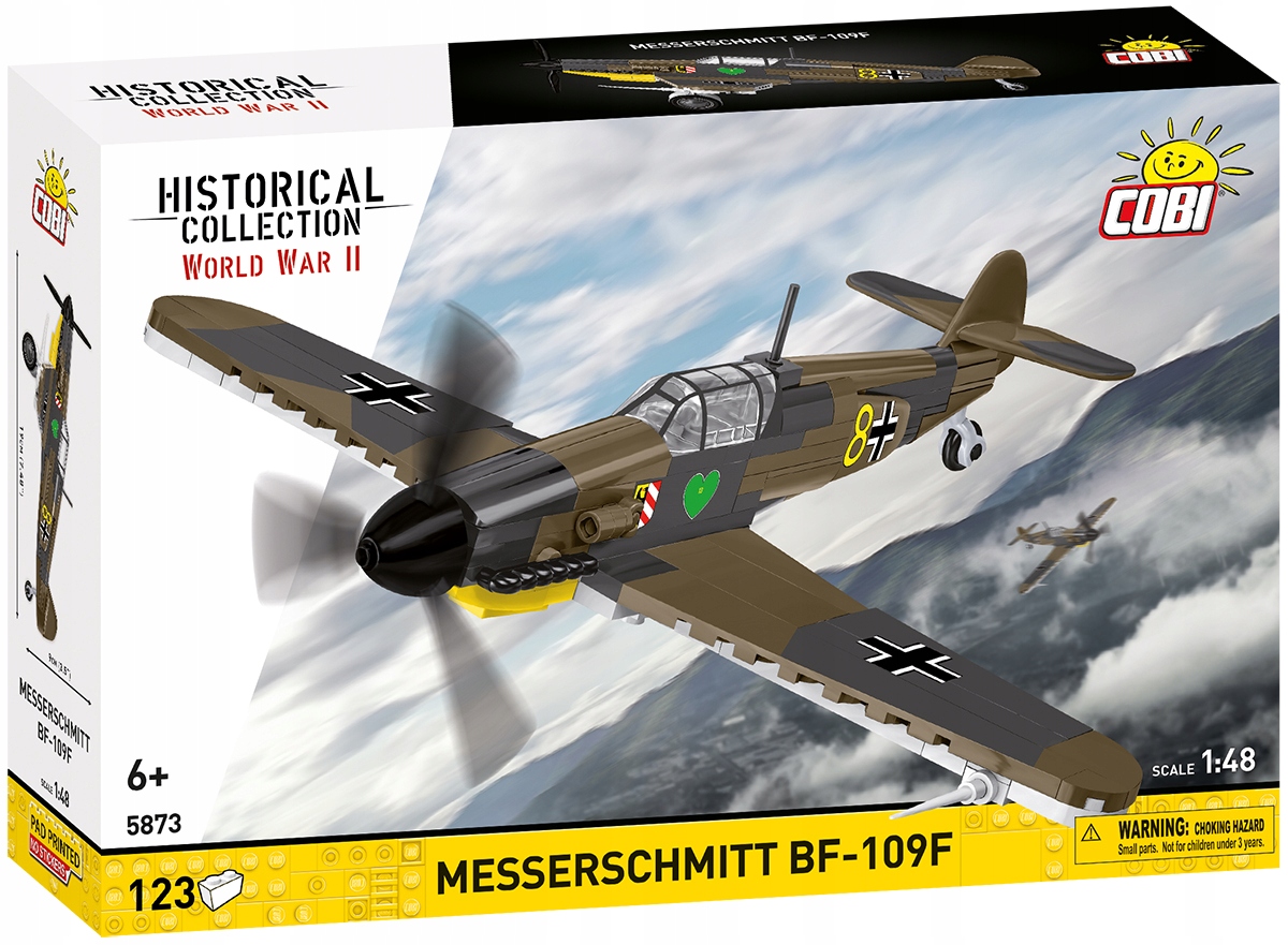 Klocki Cobi 5873 Myśliwiec Messerschmitt Bf-109F 123 el. - obrazek 2