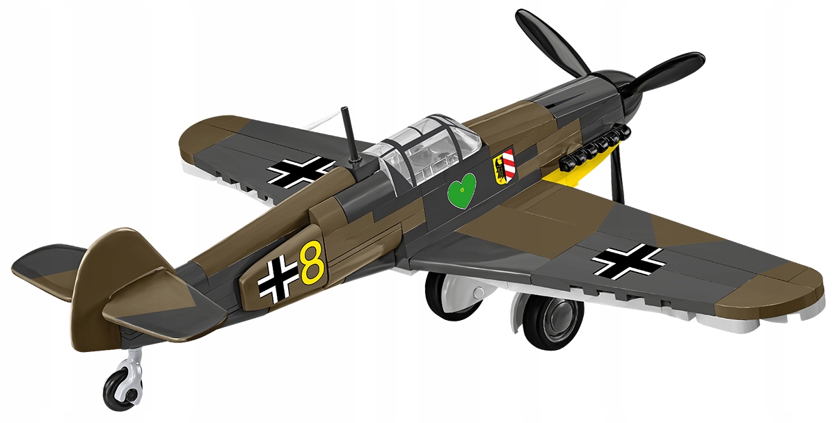 Klocki Cobi 5873 Myśliwiec Messerschmitt Bf-109F 123 el. - obrazek 3