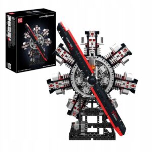 Klocki Mould King 10233 Ruchomy Silnik Samolotu 3089 el.