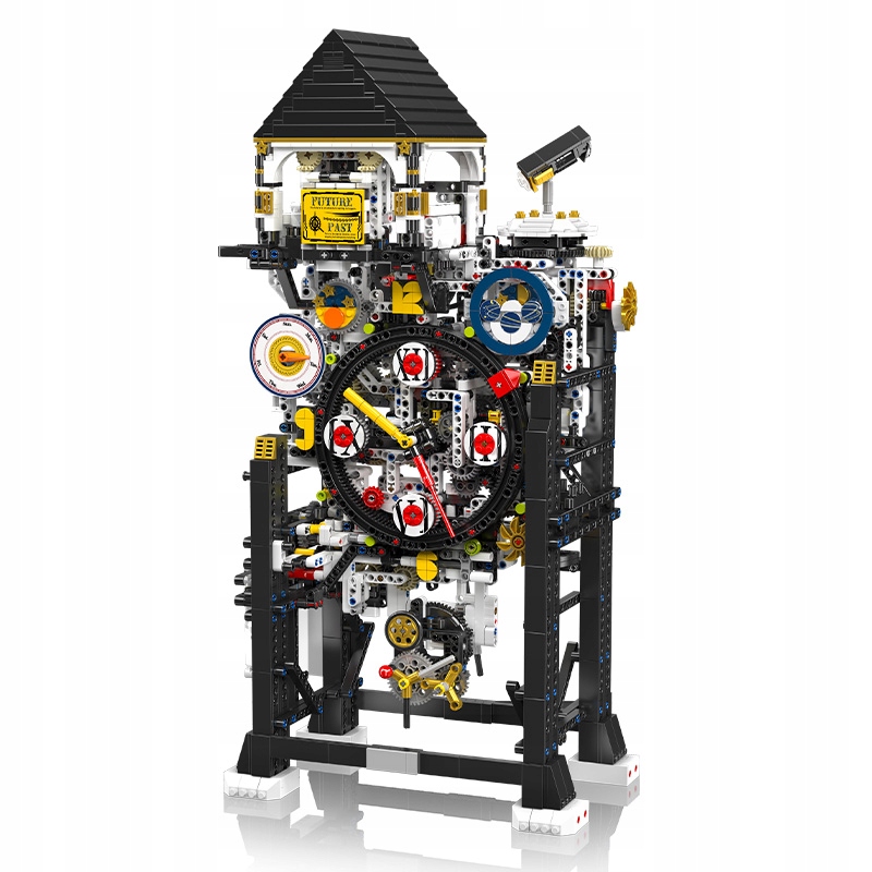 Klocki Mould King 10159 Mechaniczny Zegar Steampunk 3181 el. - obrazek 8