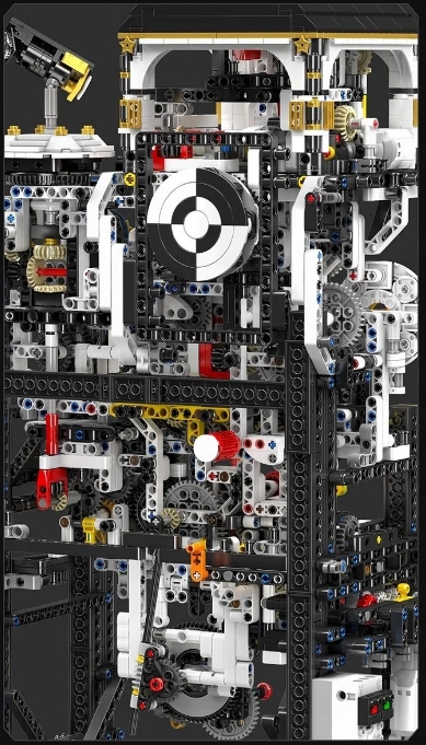 Klocki Mould King 10159 Mechaniczny Zegar Steampunk 3181 el. - obrazek 6
